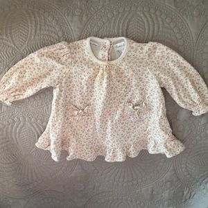 Adorable Ralph Lauren flowered shirt 3 months